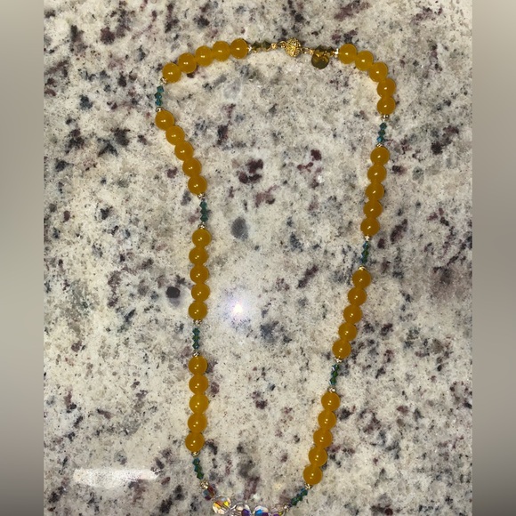 Bundle Of Two Handmade Swarovski Crystals Beaded Necklaces From Austria - Picture 3 of 5